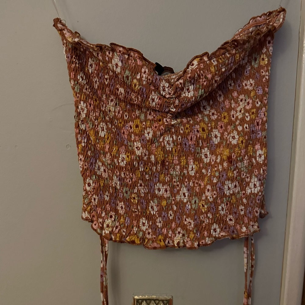 Floral tub top
